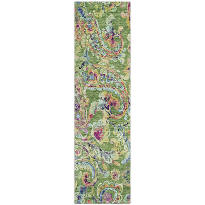 Tappeto Chantille tradizionale a volute, lavabile in lavatrice, per interni ed esterni