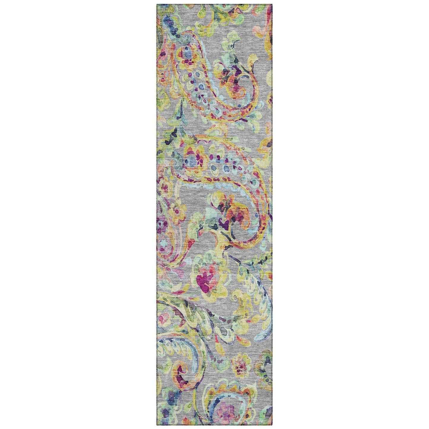 Tappeto Chantille tradizionale a volute, lavabile in lavatrice, per interni ed esterni