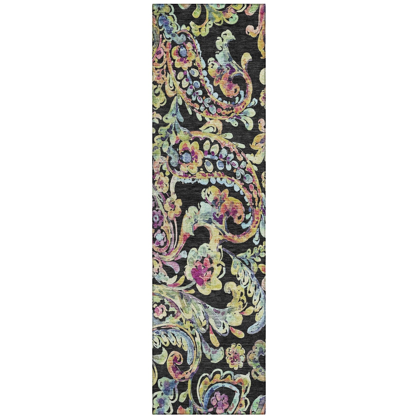 Tappeto Chantille tradizionale a volute, lavabile in lavatrice, per interni ed esterni