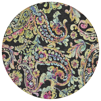 Tappeto Chantille tradizionale a volute, lavabile in lavatrice, per interni ed esterni