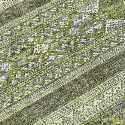 Tappeto Chantille Tribal Boho lavabile in lavatrice per interni/esterni