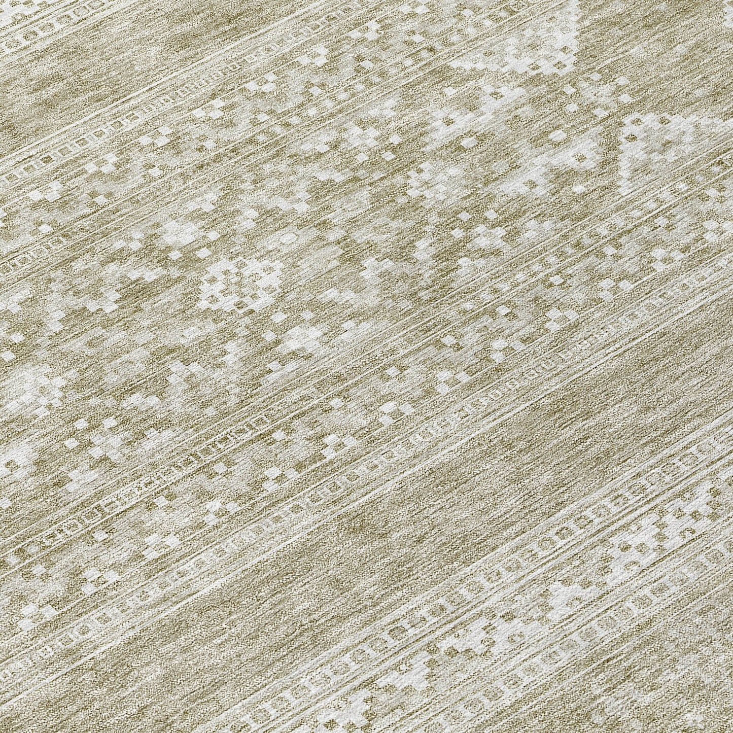 Tappeto Chantille Tribal Boho lavabile in lavatrice per interni/esterni