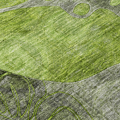 Tappeto Chantille moderno floreale per interni/esterni lavabile in lavatrice