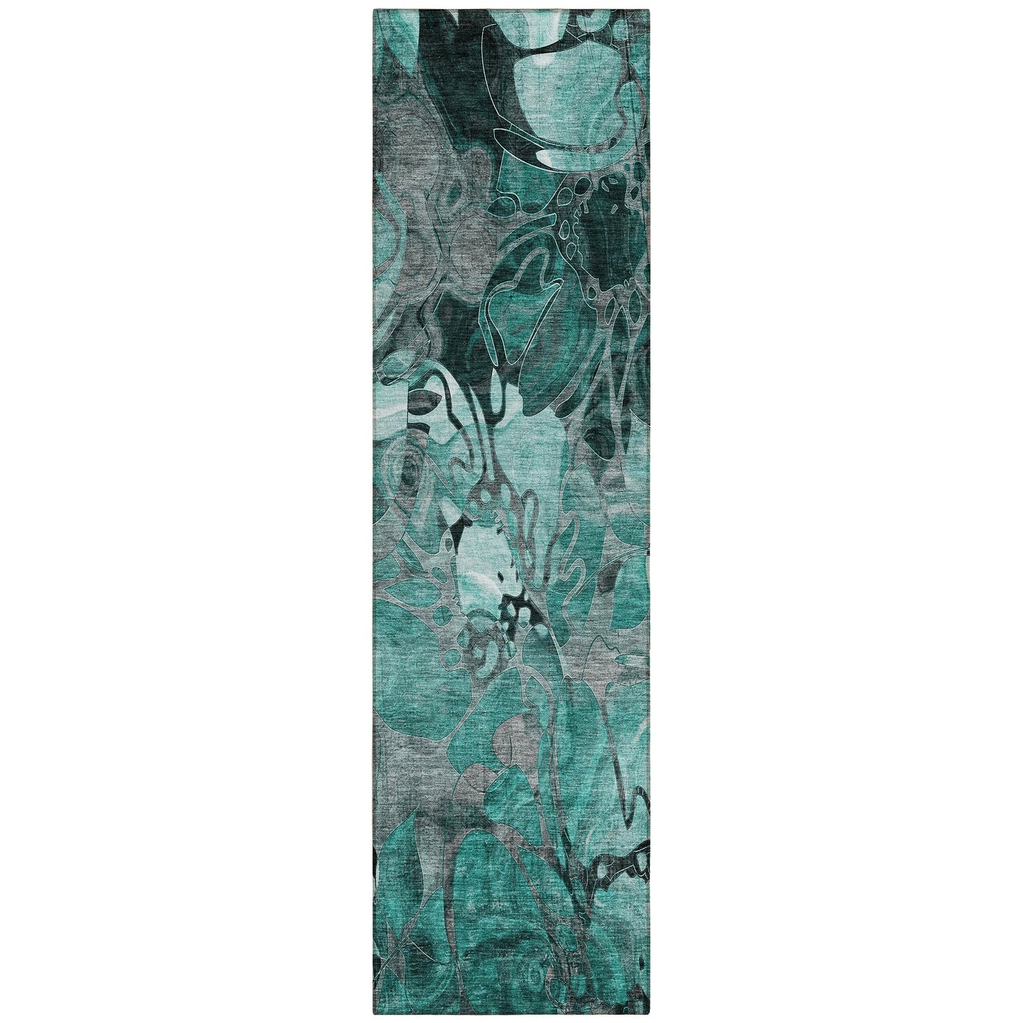 Tappeto Chantille moderno floreale per interni/esterni lavabile in lavatrice