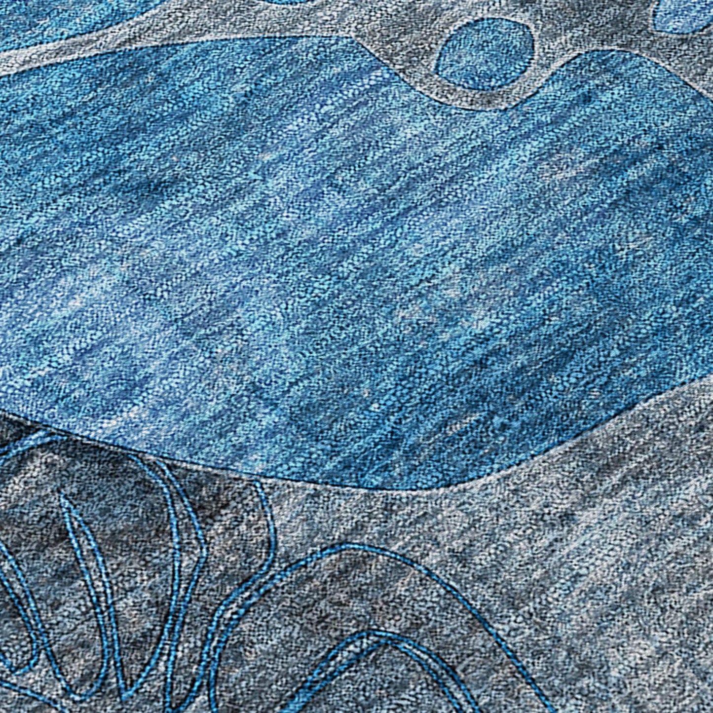 Tappeto Chantille moderno floreale per interni/esterni lavabile in lavatrice