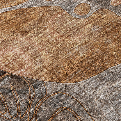 Tappeto Chantille moderno floreale per interni/esterni lavabile in lavatrice