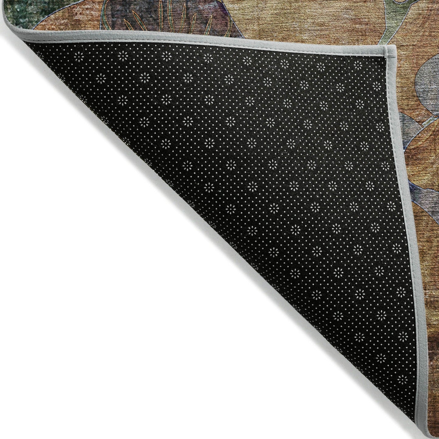 Tappeto Chantille moderno floreale per interni/esterni lavabile in lavatrice