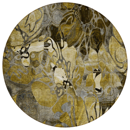 Tappeto Chantille moderno floreale per interni/esterni lavabile in lavatrice