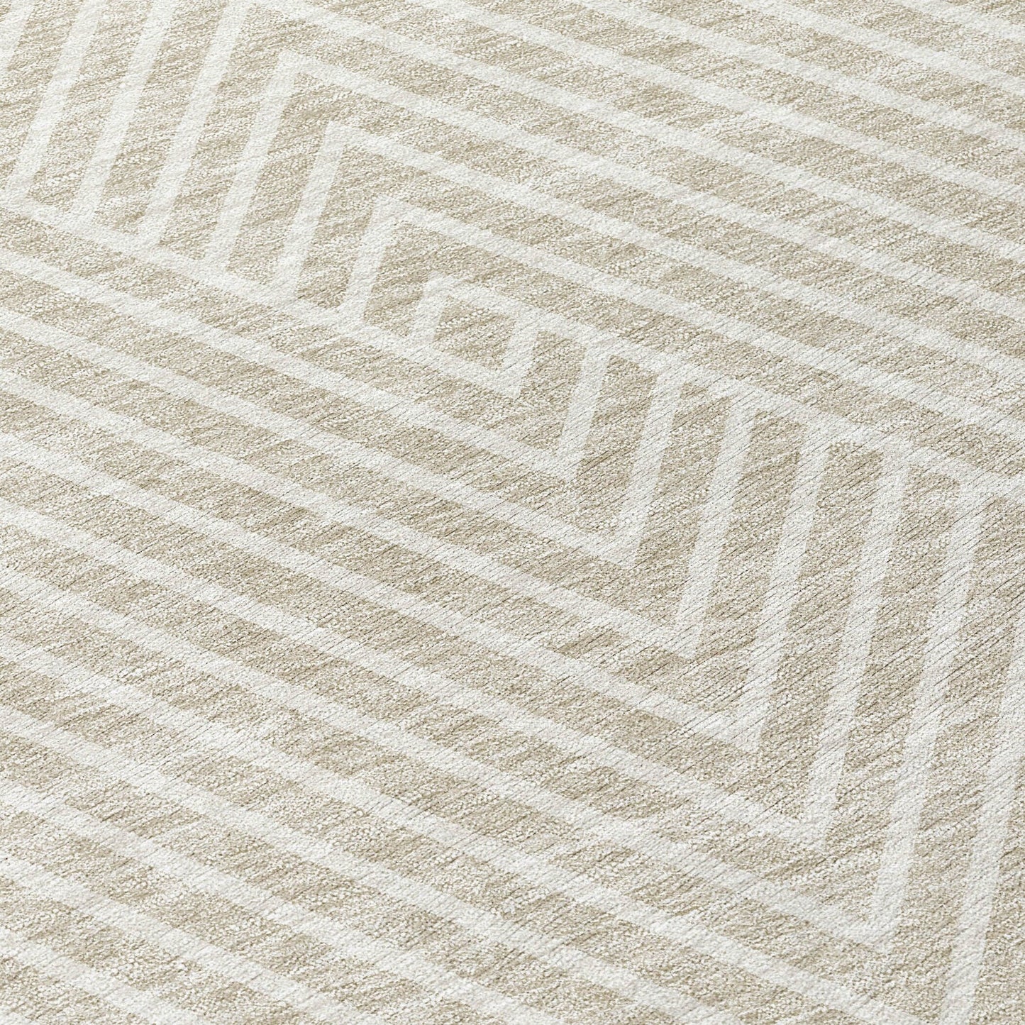 Tappeto moderno Geo Chantille lavabile in lavatrice per interni/esterni