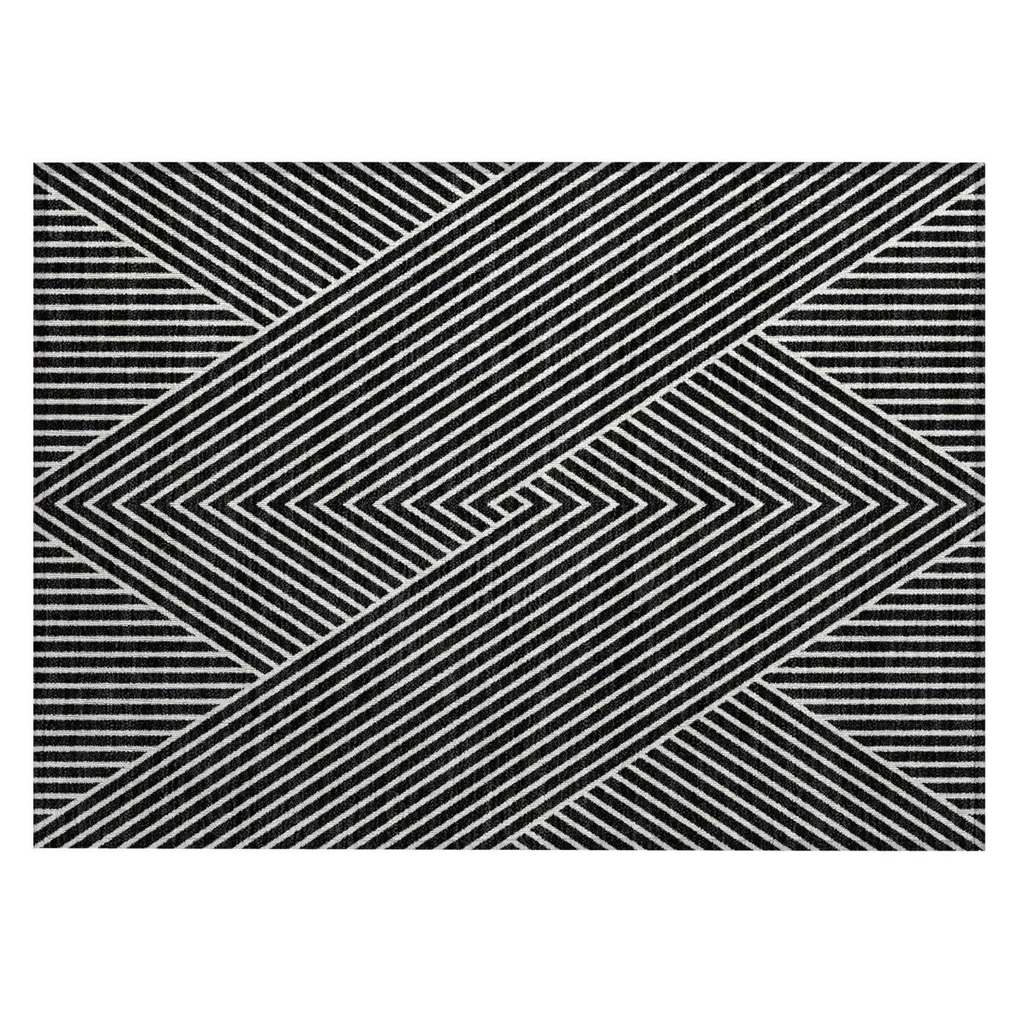 Tappeto moderno Geo Chantille lavabile in lavatrice per interni/esterni