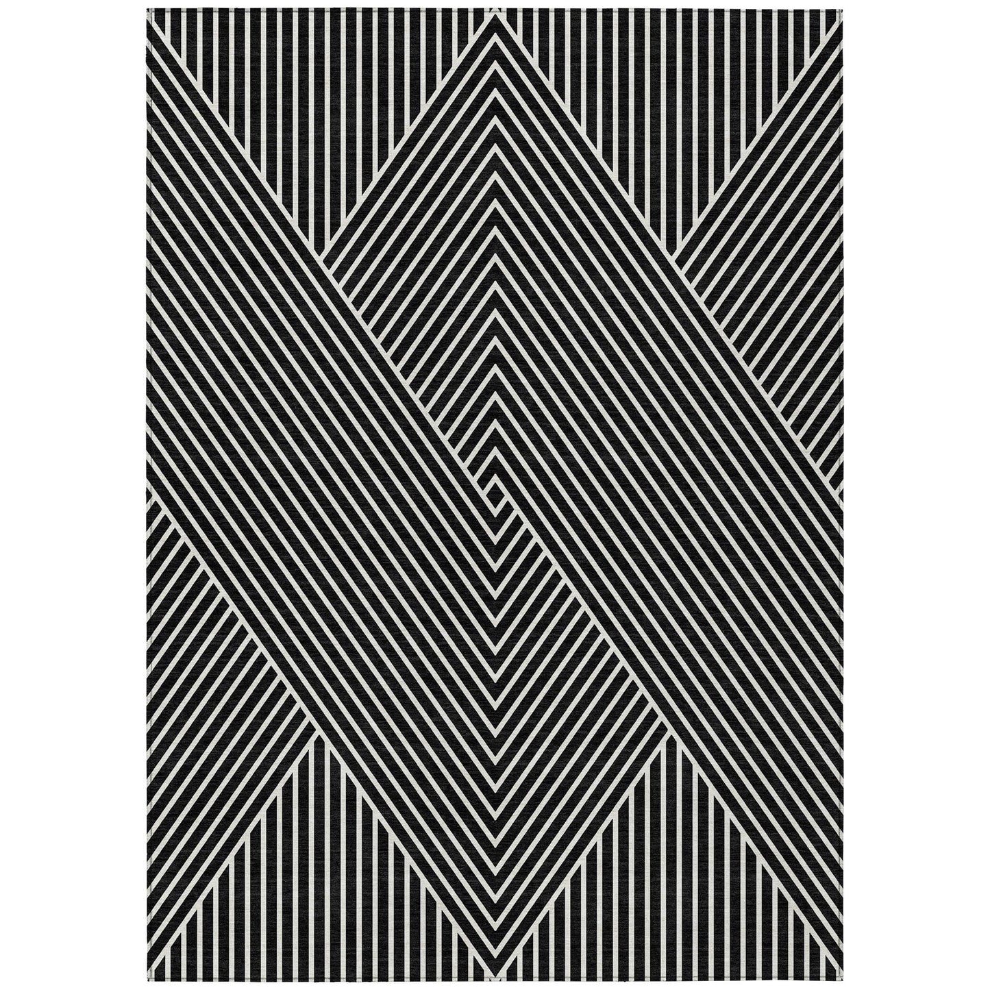 Tappeto moderno Geo Chantille lavabile in lavatrice per interni/esterni