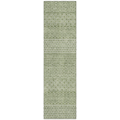 Tappeto Chantille a righe moderne, lavabile in lavatrice, per interni ed esterni