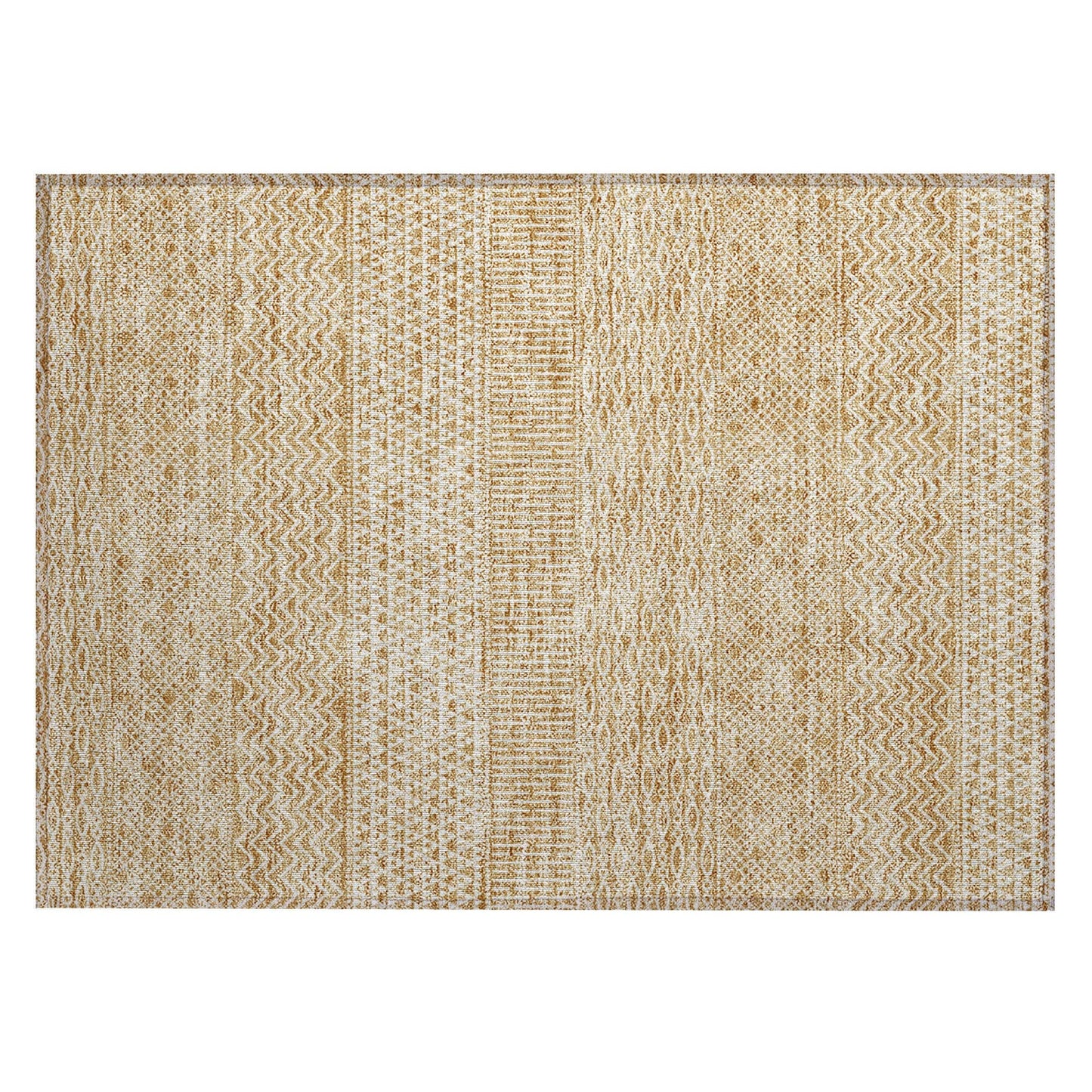 Tappeto Chantille a righe moderne, lavabile in lavatrice, per interni ed esterni