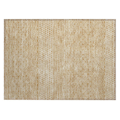 Tappeto Chantille a righe moderne, lavabile in lavatrice, per interni ed esterni