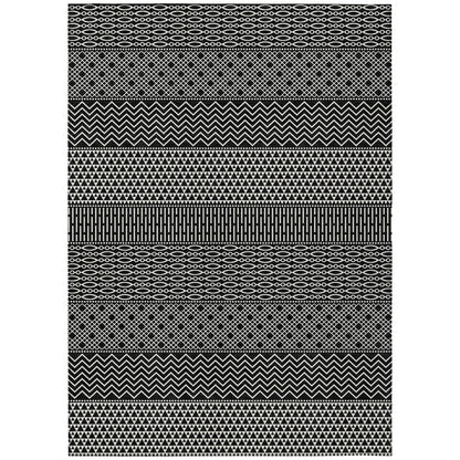 Tappeto Chantille a righe moderne, lavabile in lavatrice, per interni ed esterni