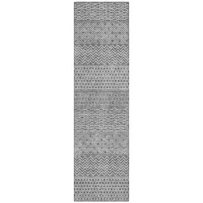 Tappeto Chantille a righe moderne, lavabile in lavatrice, per interni ed esterni