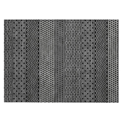 Tappeto Chantille a righe moderne, lavabile in lavatrice, per interni ed esterni