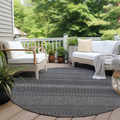 Tappeto Chantille a righe marocchine, lavabile in lavatrice, per interni ed esterni