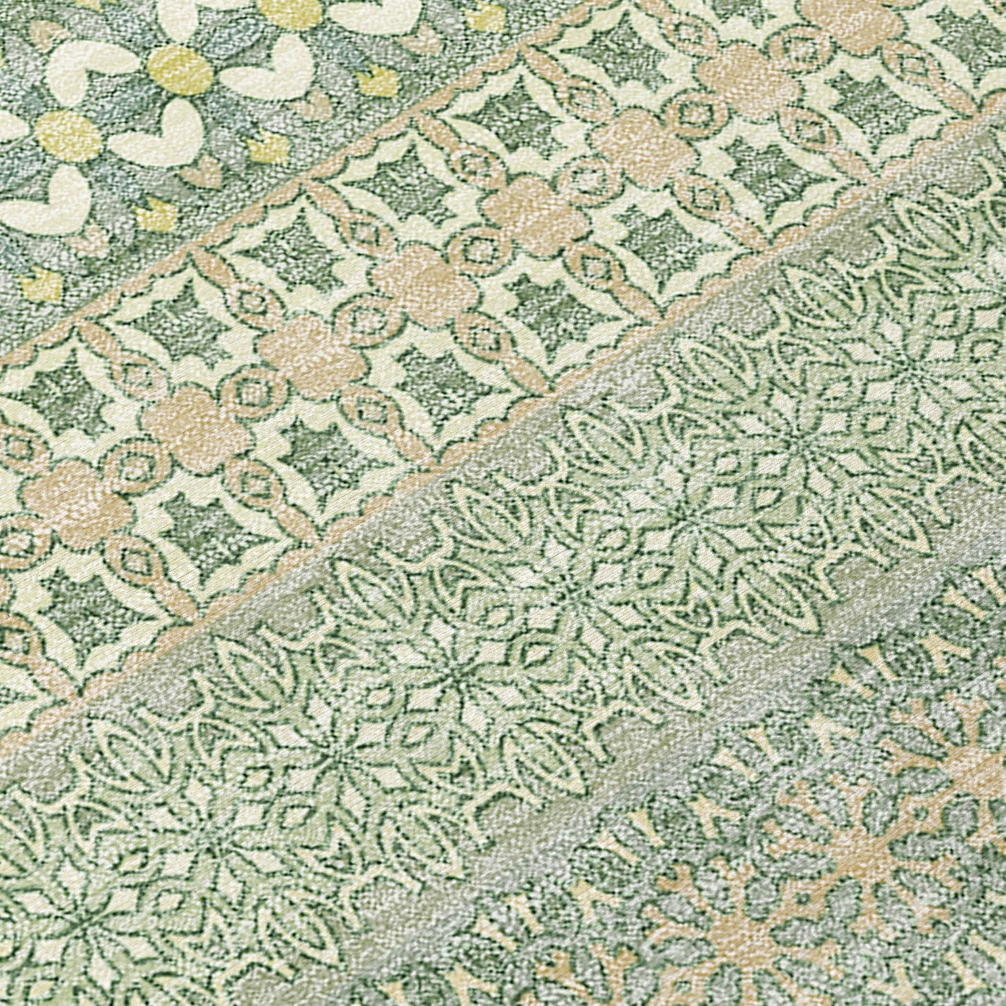 Tappeto Chantille a righe marocchine, lavabile in lavatrice, per interni ed esterni