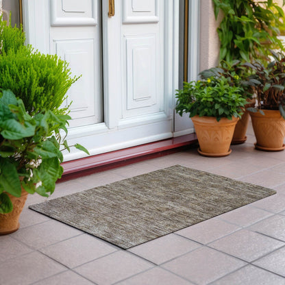 Tappeto Chantille in damasco sfumato, lavabile in lavatrice, per interni ed esterni