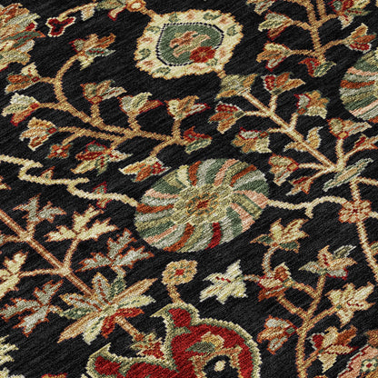 Tappeto Chantille Kashan tradizionale lavabile in lavatrice per interni/esterni