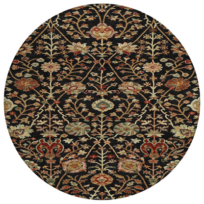 Tappeto Chantille Kashan tradizionale lavabile in lavatrice per interni/esterni