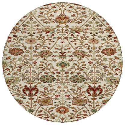 Tappeto Chantille Kashan tradizionale lavabile in lavatrice per interni/esterni