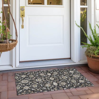 Tappeto tradizionale KashanChantille lavabile in lavatrice per interni/esterni