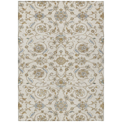 Tappeto tradizionale KashanChantille lavabile in lavatrice per interni/esterni