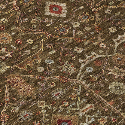 Tappeto persiano tradizionale Chantille lavabile in lavatrice per interni/esterni