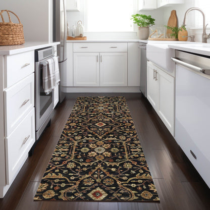 Tappeto persiano tradizionale Chantille lavabile in lavatrice per interni/esterni