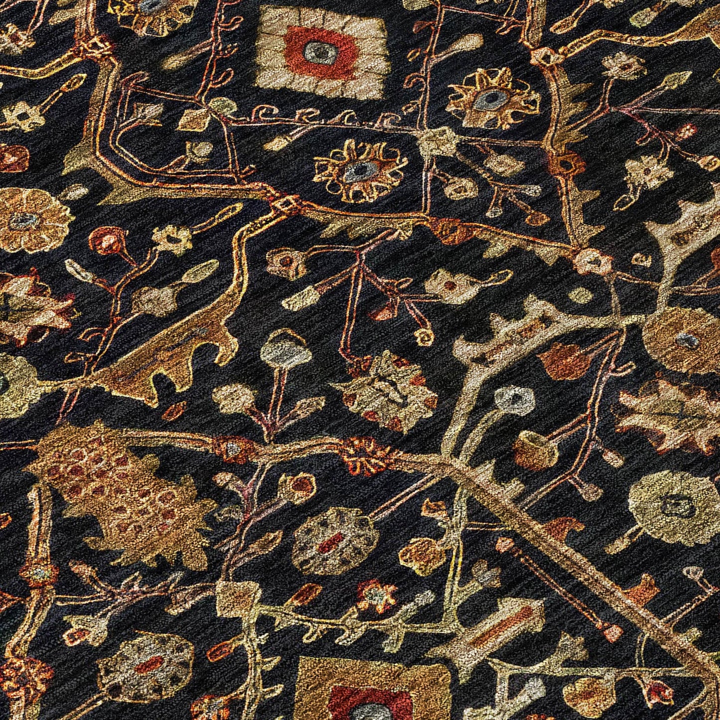 Tappeto persiano tradizionale Chantille lavabile in lavatrice per interni/esterni