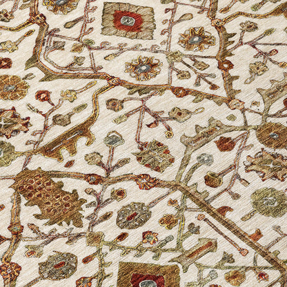 Tappeto persiano tradizionale Chantille lavabile in lavatrice per interni/esterni