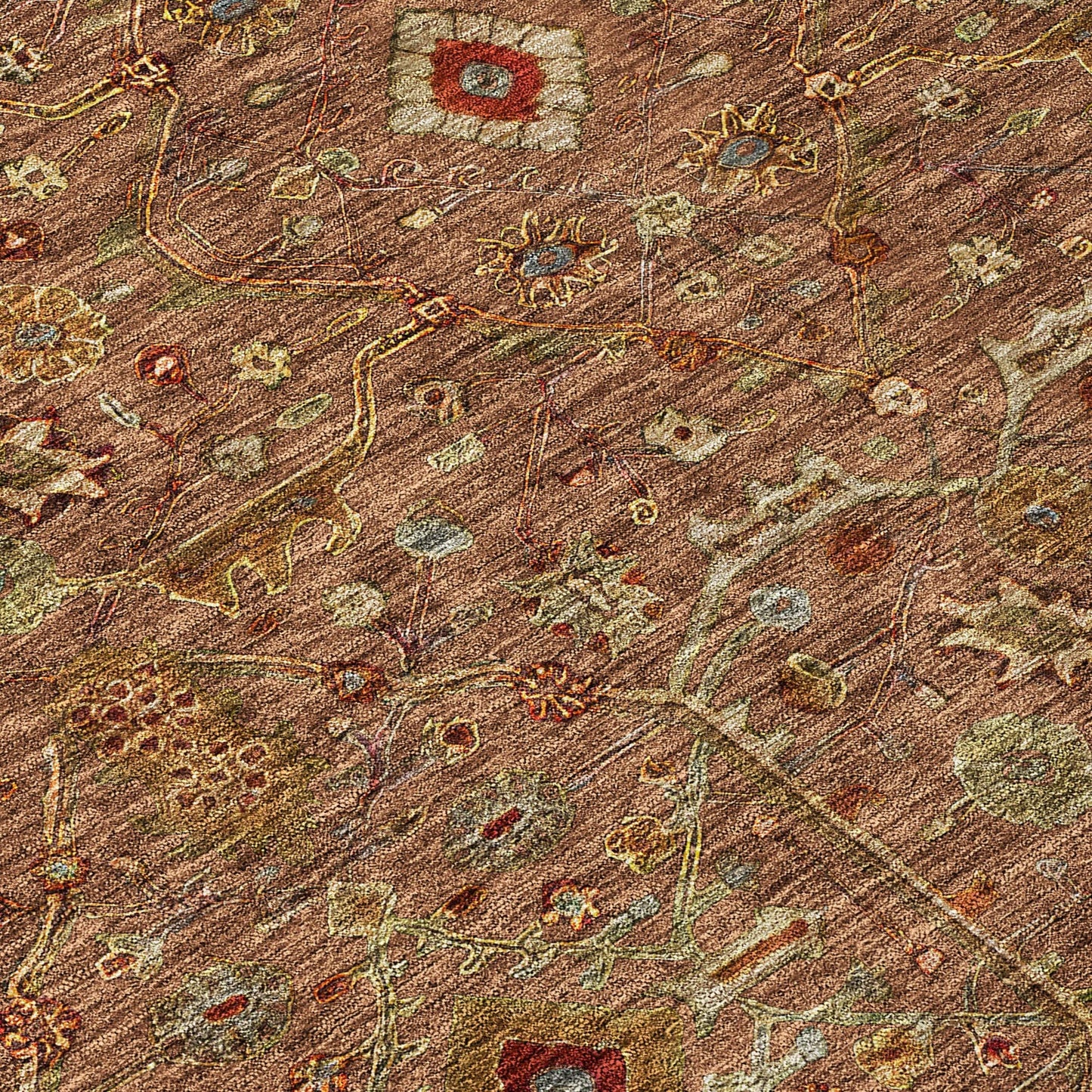 Tappeto persiano tradizionale Chantille lavabile in lavatrice per interni/esterni