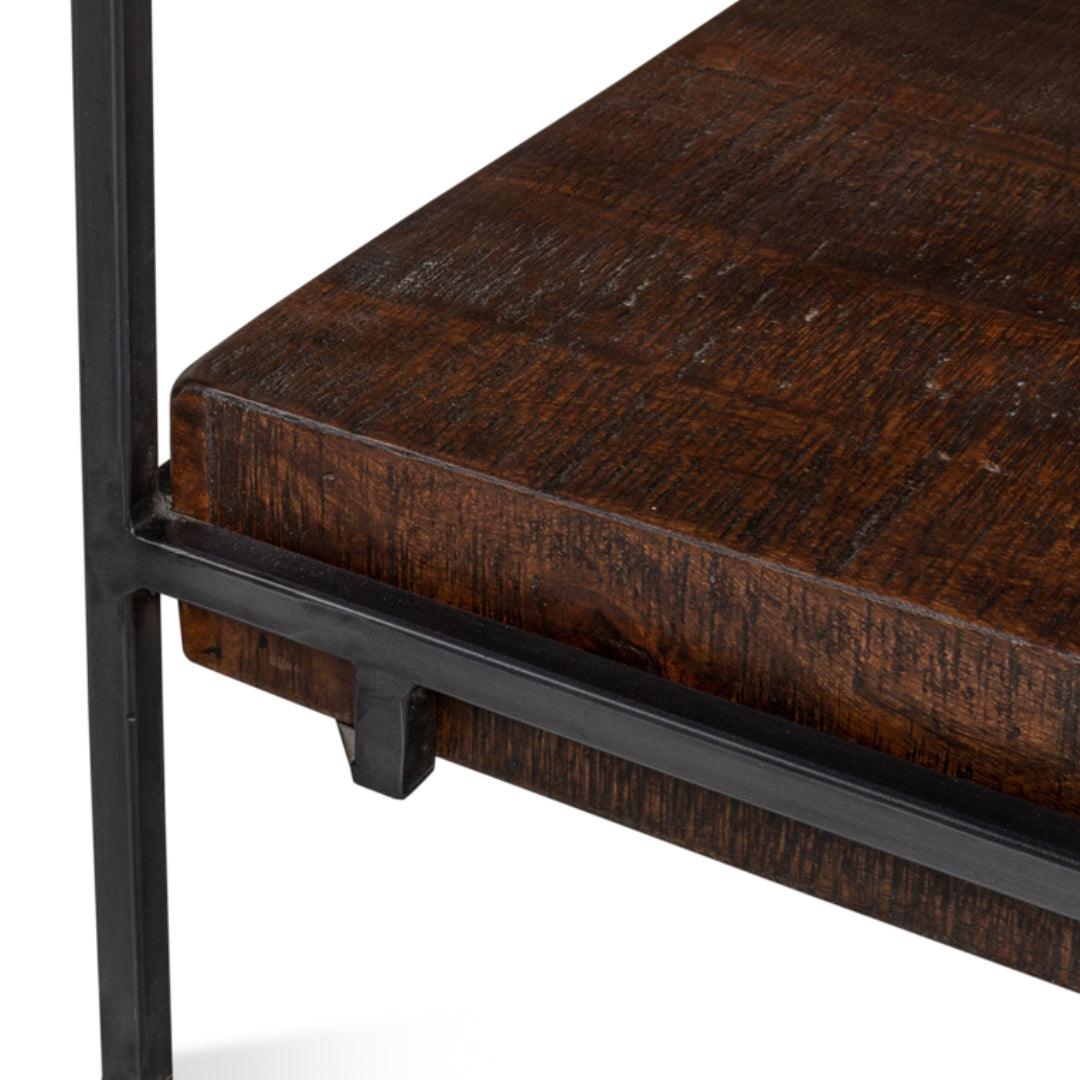 Scrivania in legno e ferro Industrial Force