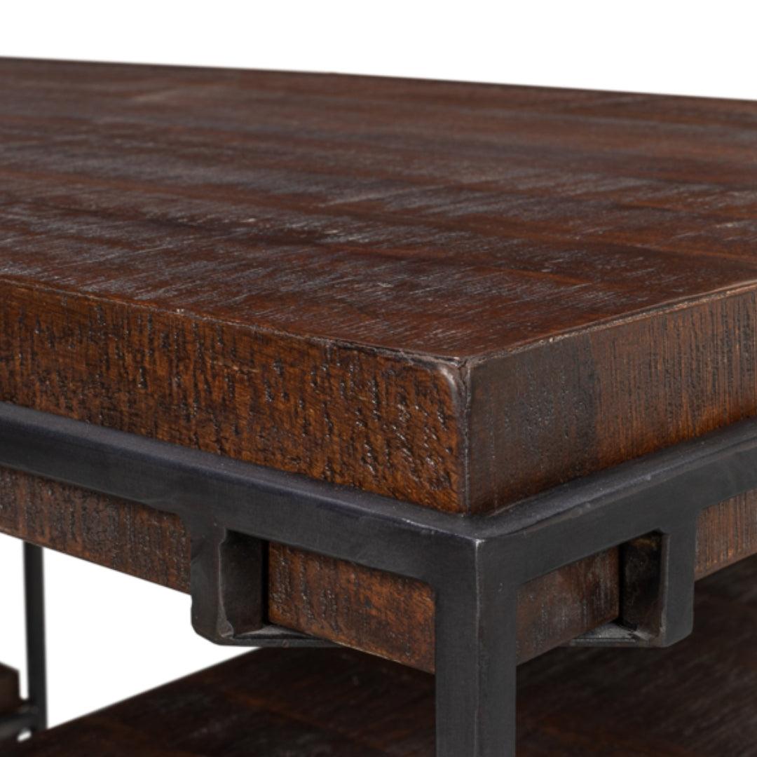 Scrivania in legno e ferro Industrial Force