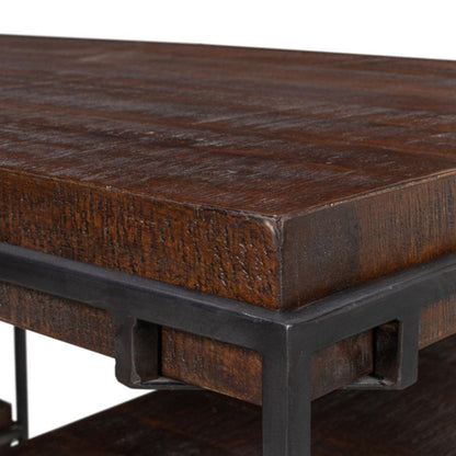 Scrivania in legno e ferro Industrial Force