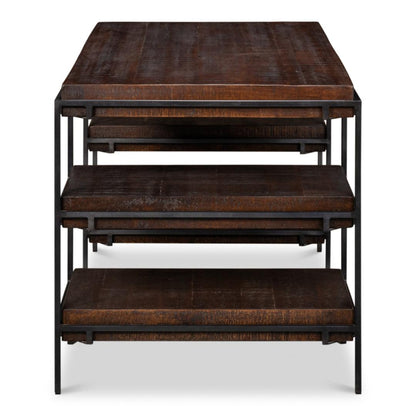 Scrivania in legno e ferro Industrial Force