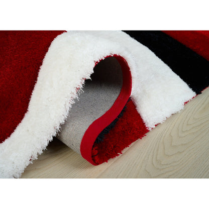 Tappeto dal design astratto Mateos Shag