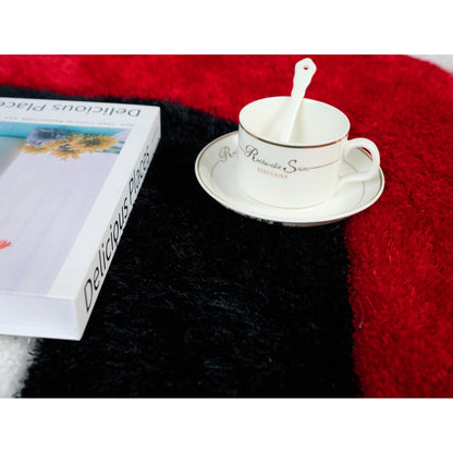 Tappeto dal design astratto Mateos Shag