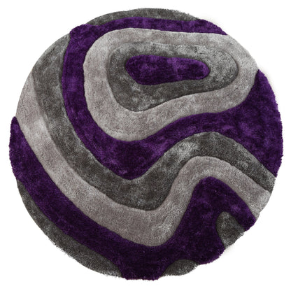 Tappeto dal design astratto Mateos Shag