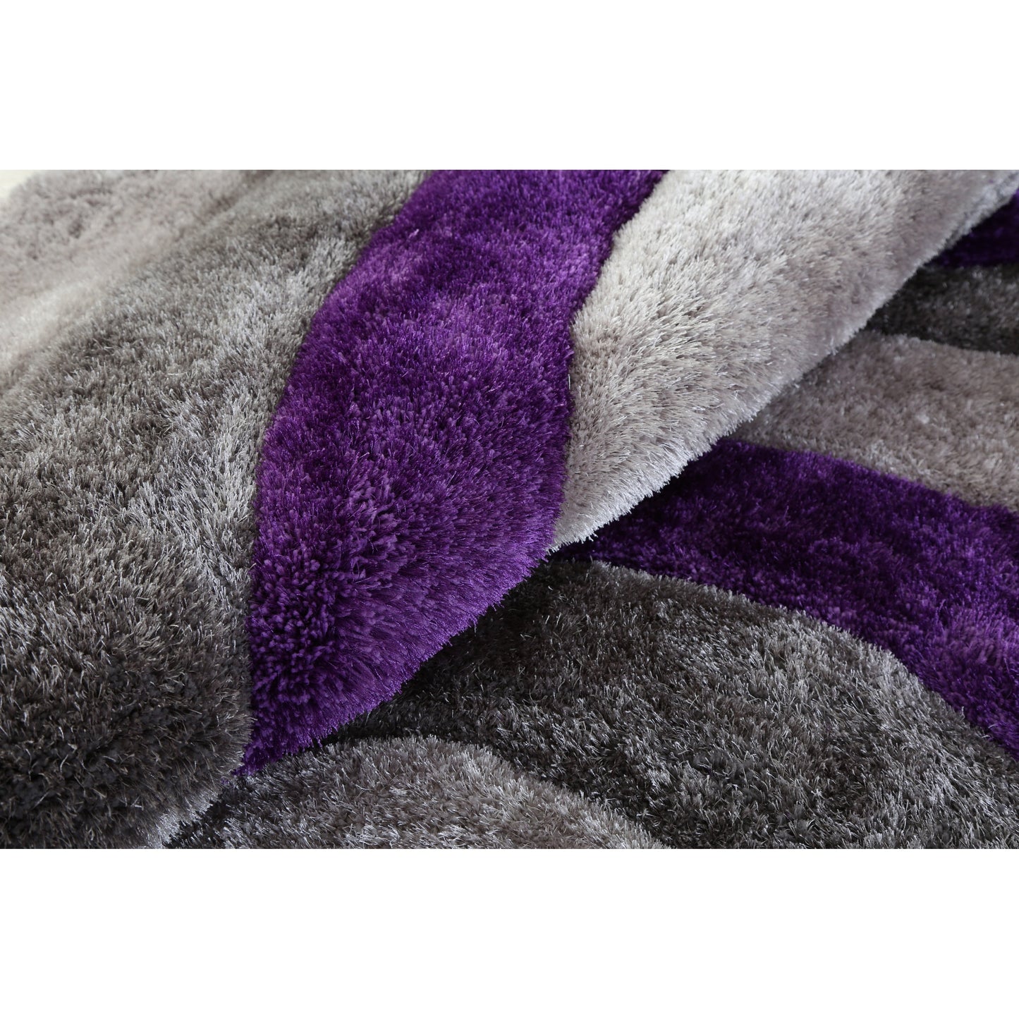 Tappeto dal design astratto Mateos Shag