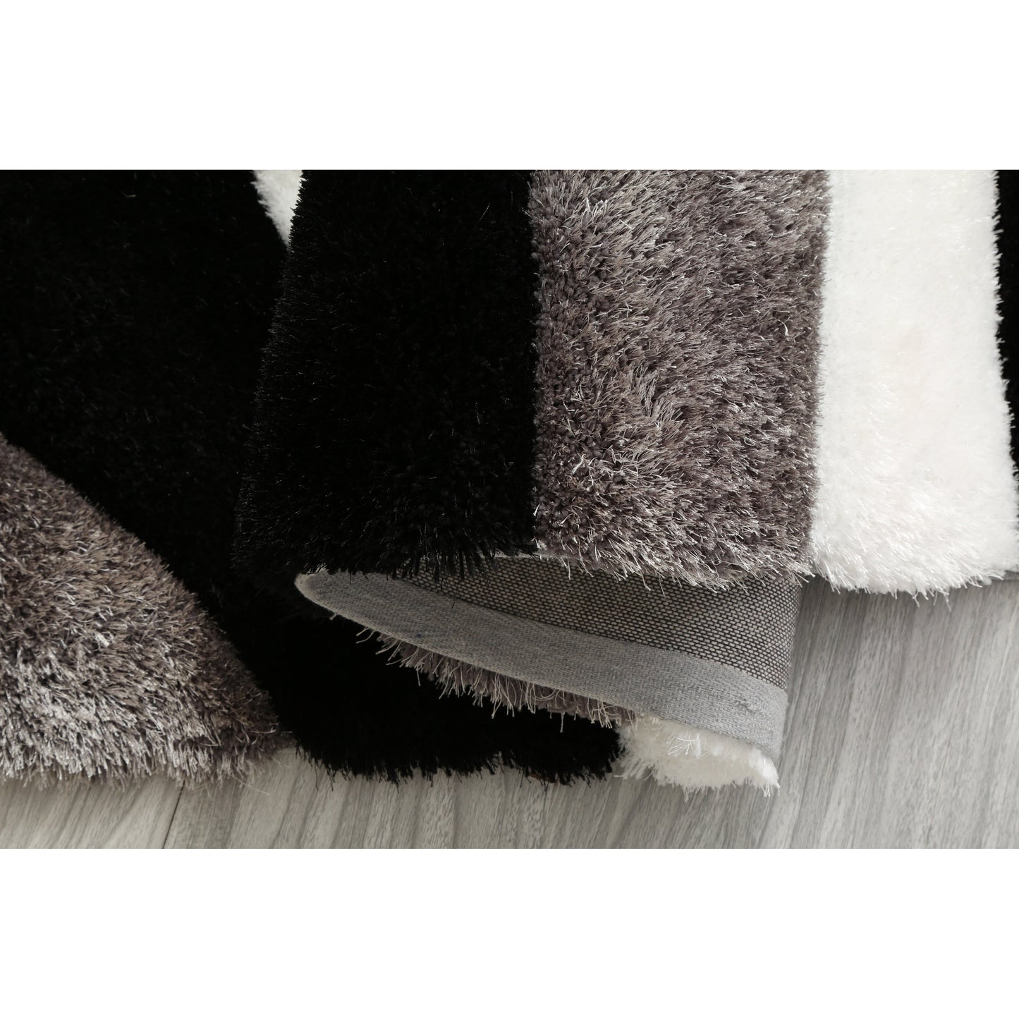 Tappeto dal design astratto Mateos Shag