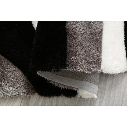 Tappeto dal design astratto Mateos Shag