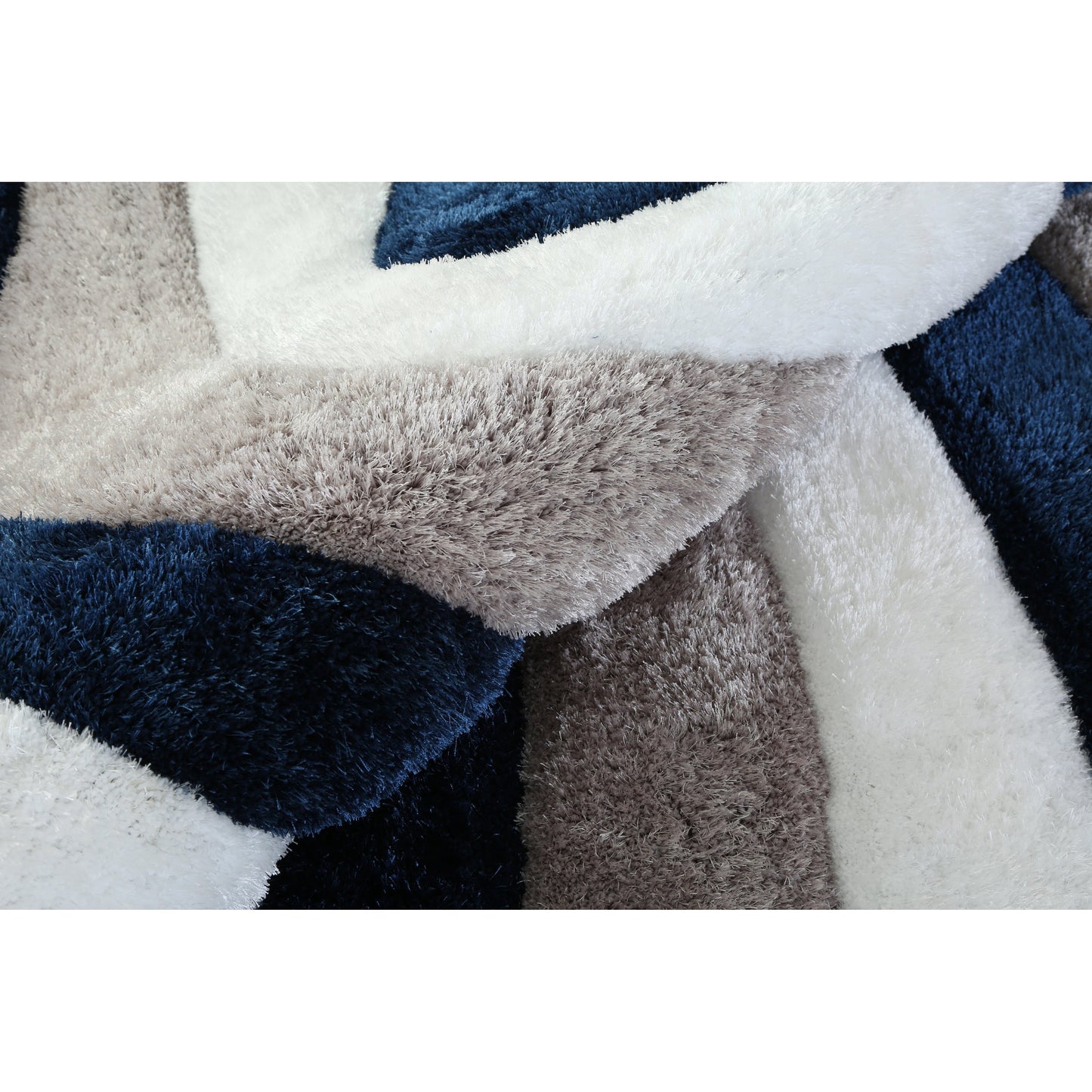 Tappeto dal design astratto Mateos Shag