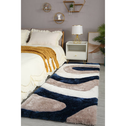 Tappeto dal design astratto Mateos Shag