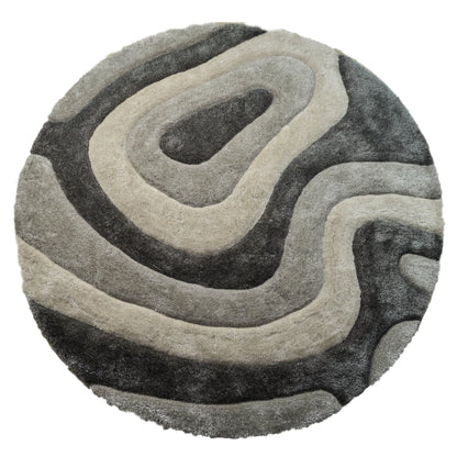 Tappeto dal design astratto Mateos Shag