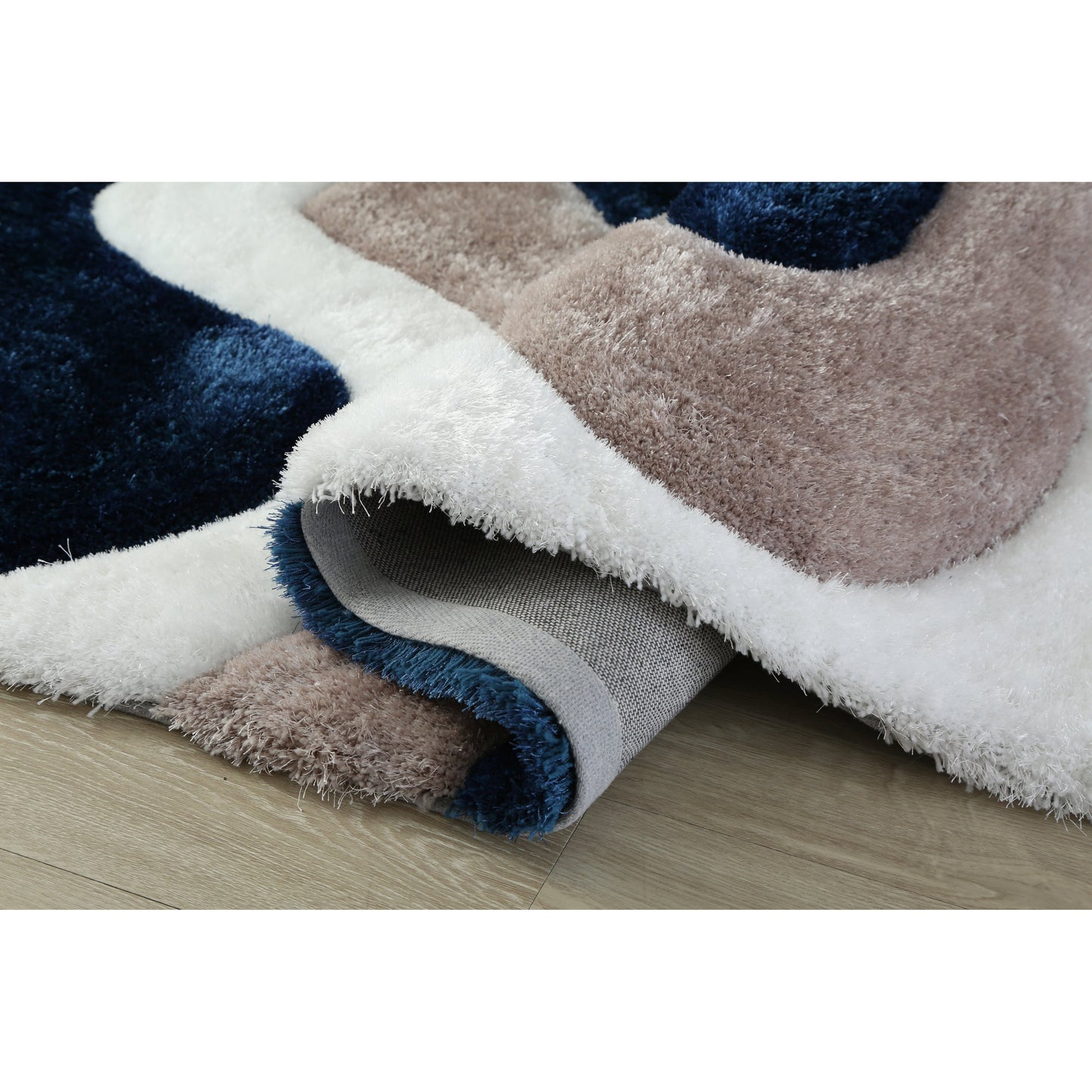 Tappeto dal design astratto Mateos Shag