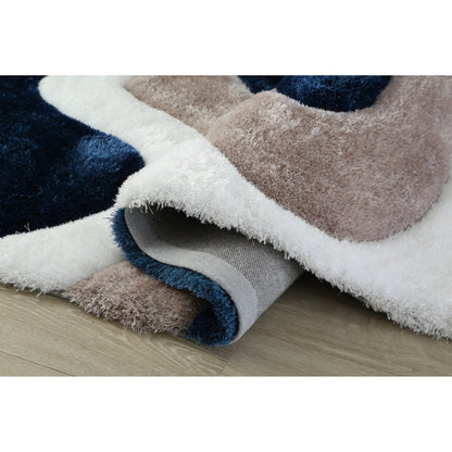 Tappeto dal design astratto Mateos Shag