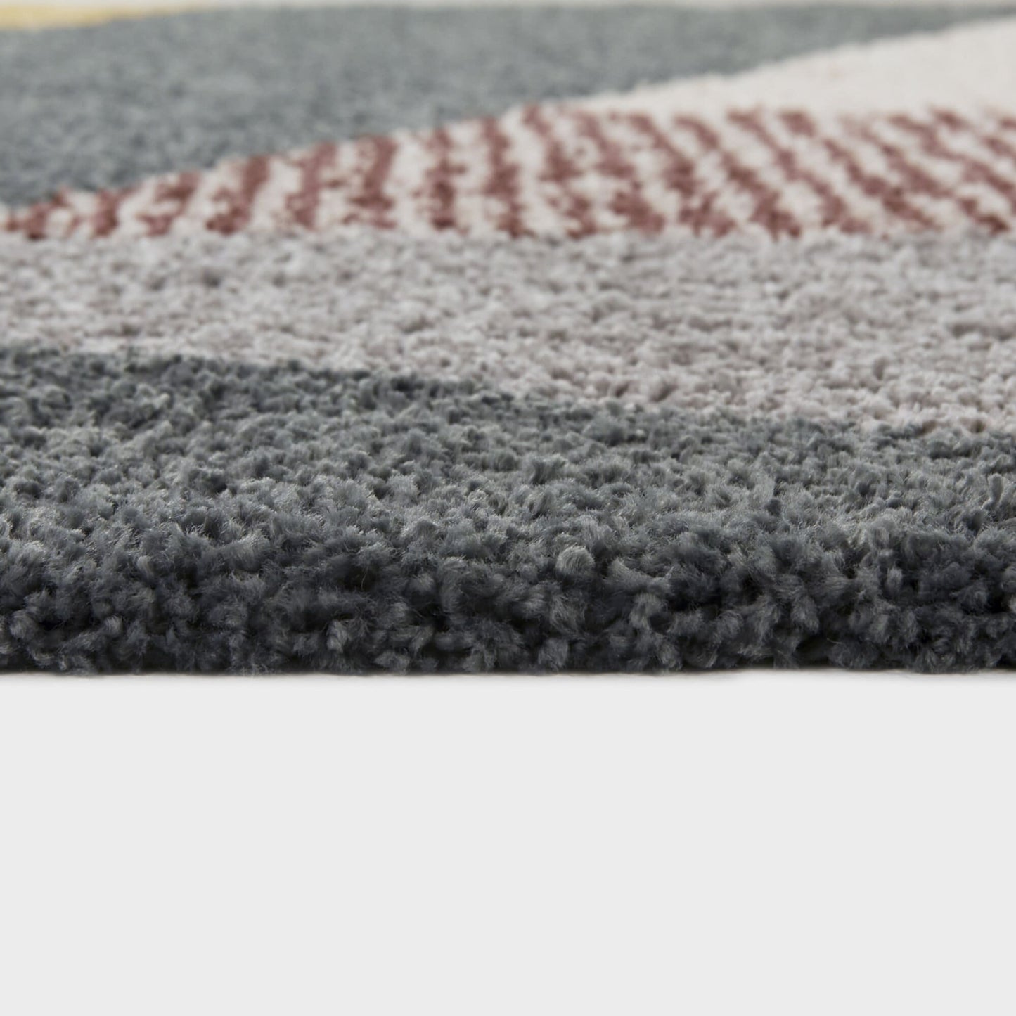 Tappeto Merril Mid-Century Modern Color Block Shag